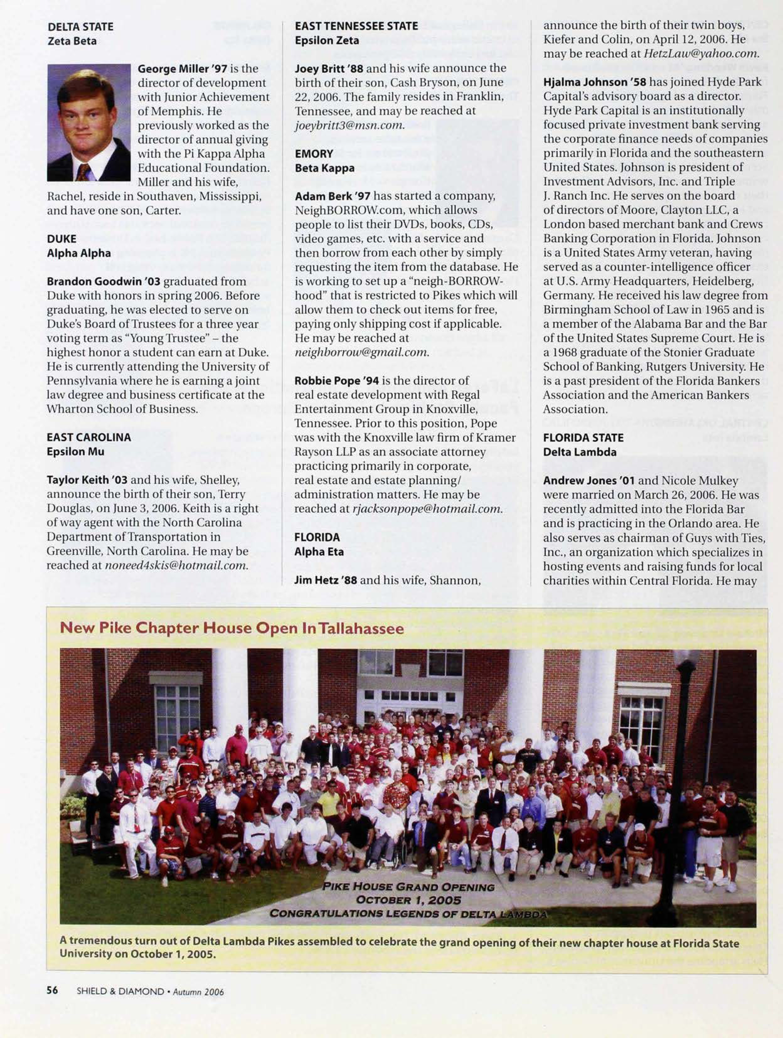 New Pike Chapter House Open in Tallahassee